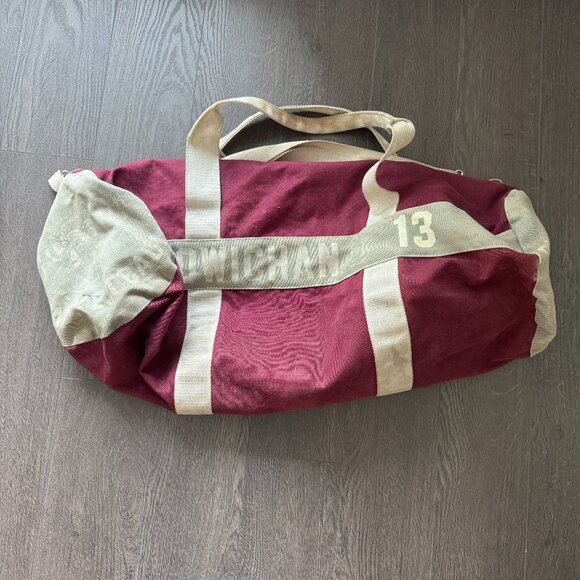 vintage 'the canvas duck' company sports duffel bag cowichan thunderettes * - Picture 1 of 14